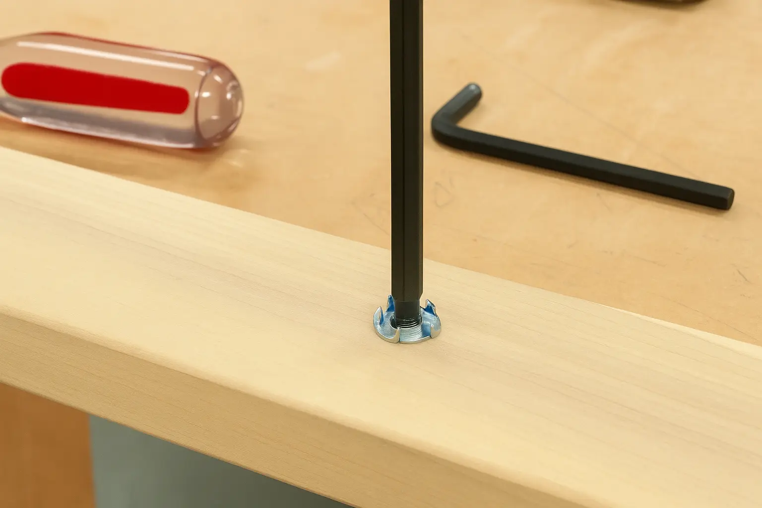 Adjustable knob installation